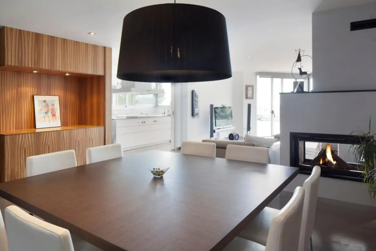 living - Modern Blanes Costa Brava villa for sale with sea views - gallery - 8