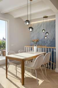 living - 133m² penthouse with 40m² terrace for sale in Eixample Right - gallery thumbnail - 7