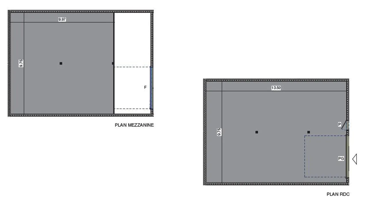 logistics - Local d’activités À Vendre - Plan d'étage - 1