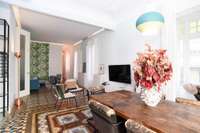 living - 160m² apartment with 60m² terrace for sale in Gràcia - gallery thumbnail - 8