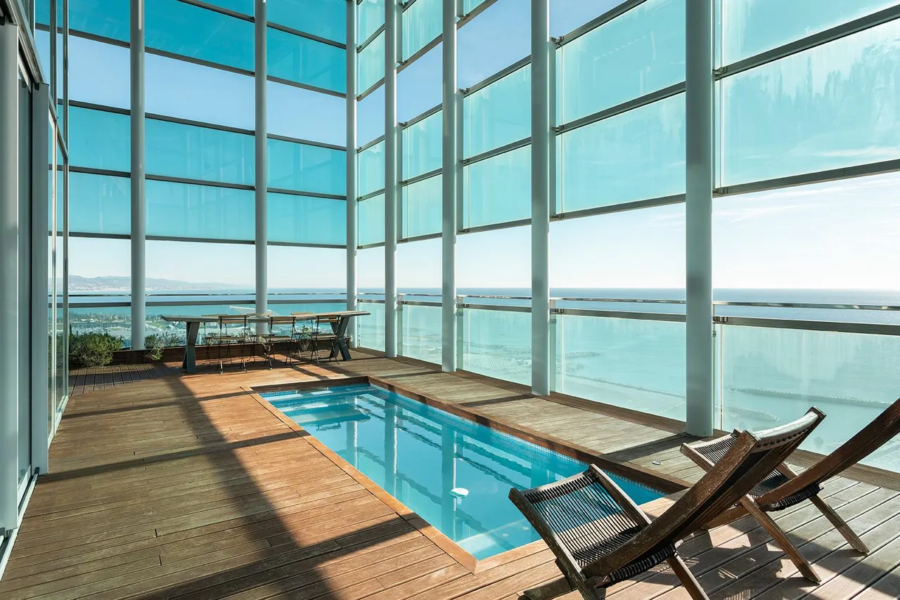 living - Ático de 255m² en alquiler en Diagonal Mar, Barcelona - gallery - 3