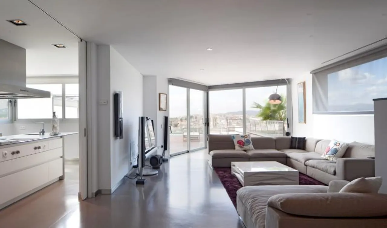 living - Villa moderna en la Costa Brava al lado del puerto de Blanes - gallery - 5