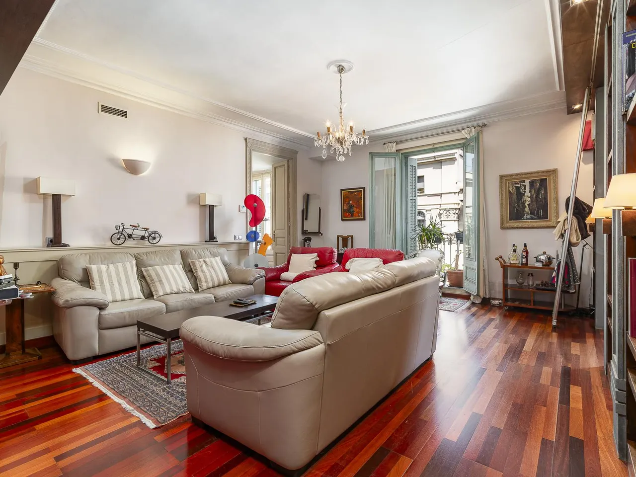 living - 141m² apartment for sale in Eixample Right, Barcelona - gallery - 6