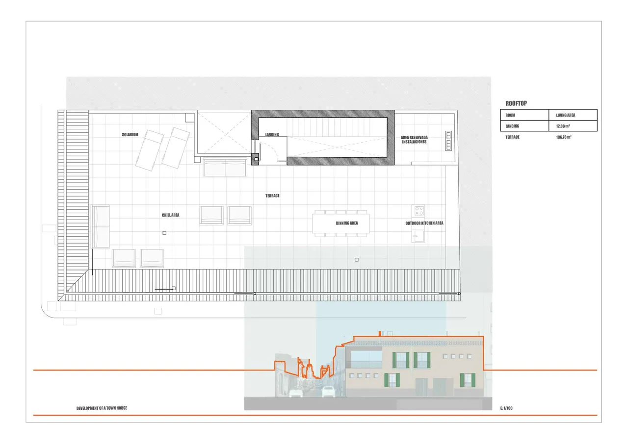 living - 308m² plot for sale in Palma de Mallorca, Balearic Islands - Floor Plan - 4