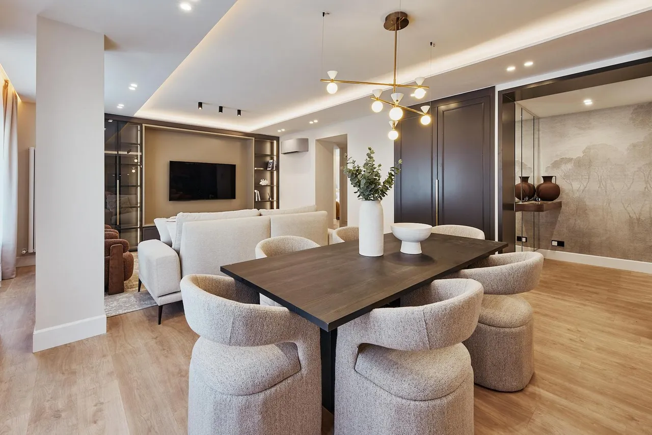 living - 200m² apartment with 9m² terrace for sale in Lista, Madrid - gallery - 7