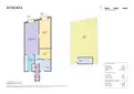 living - 73m² penthouse with 50m² terrace for sale in El Raval - Floor Plan thumbnail - 1