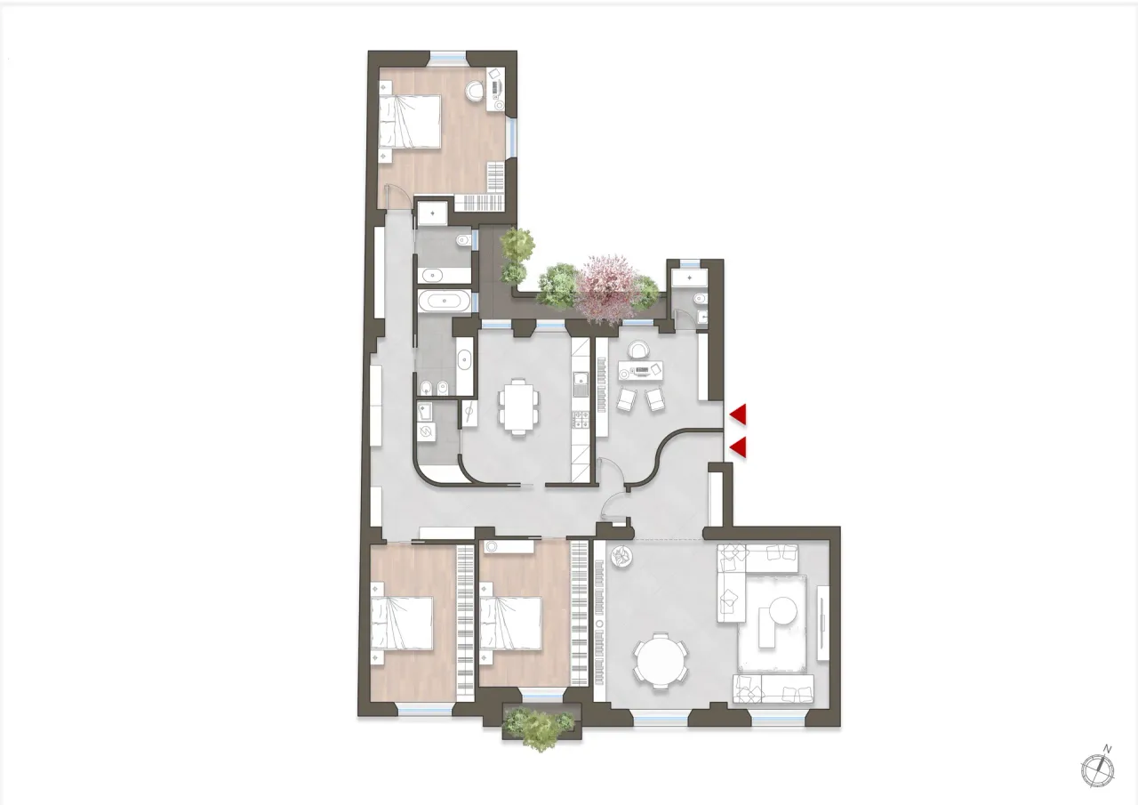 living - Gran Sasso 17 - Living - Dils - Floor Plan - 1