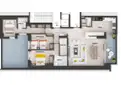living - 161m² apartment for sale in Castellana, Madrid - Floor Plan thumbnail - 1