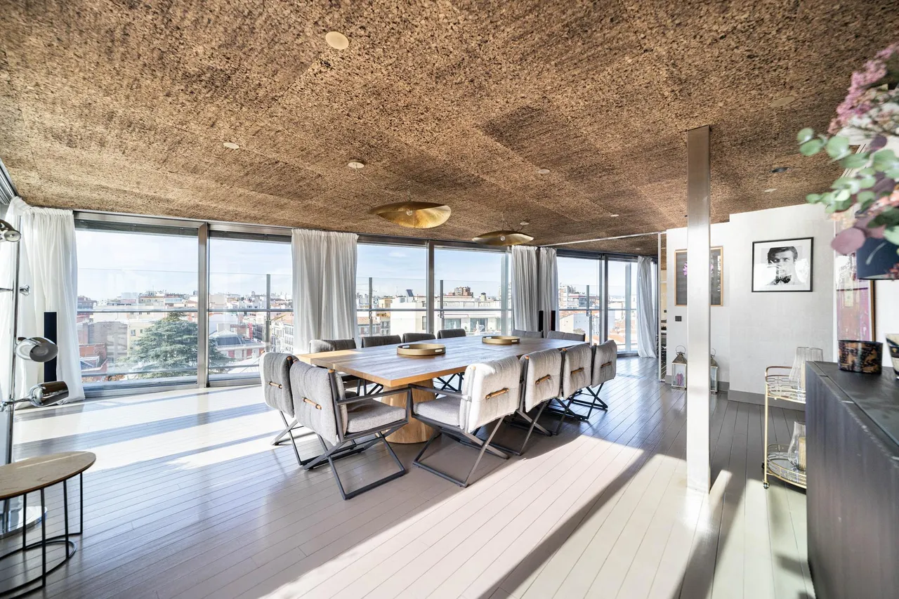 living - Ático de 940m² con 300m² terraza en venta en Almagro - gallery - 5