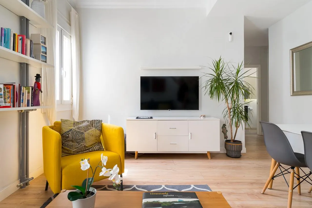 living - Piso de 80m² en alquiler en Retiro, Madrid - gallery - 7