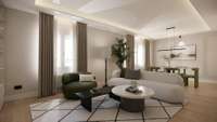 living - 124m² apartment for sale in Retiro, Madrid - gallery thumbnail - 1