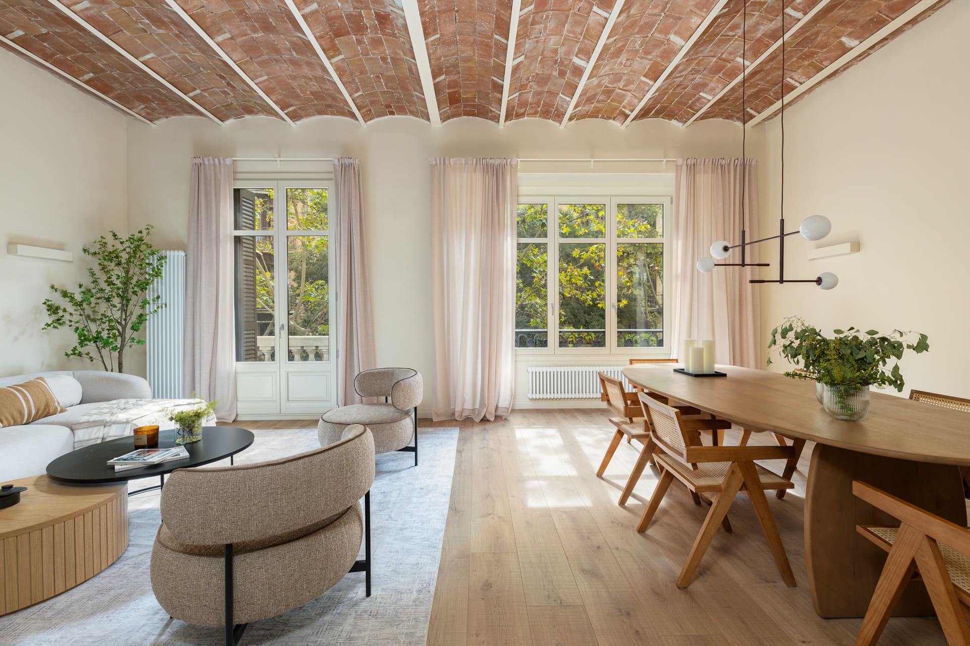 living - Piso de 198m² en venta en Eixample Izquierdo, Barcelona - gallery - 2
