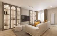 living - 132m² apartment with 40m² terrace for sale in Lista, Madrid - gallery thumbnail - 2