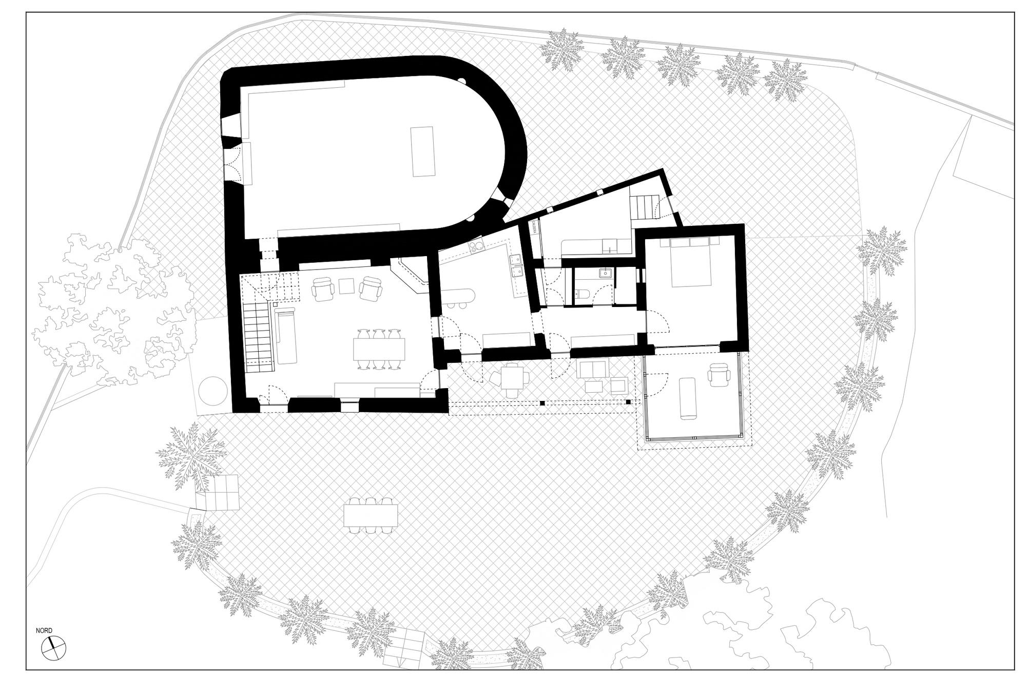 living - 713m² house / villa for sale in Sant Pol de Mar, Barcelona - Floor Plan thumbnail - 3