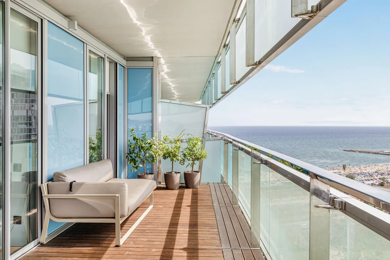 living - Piso de 97m² con terraza de 46m² en venta en Diagonal Mar - gallery - 2