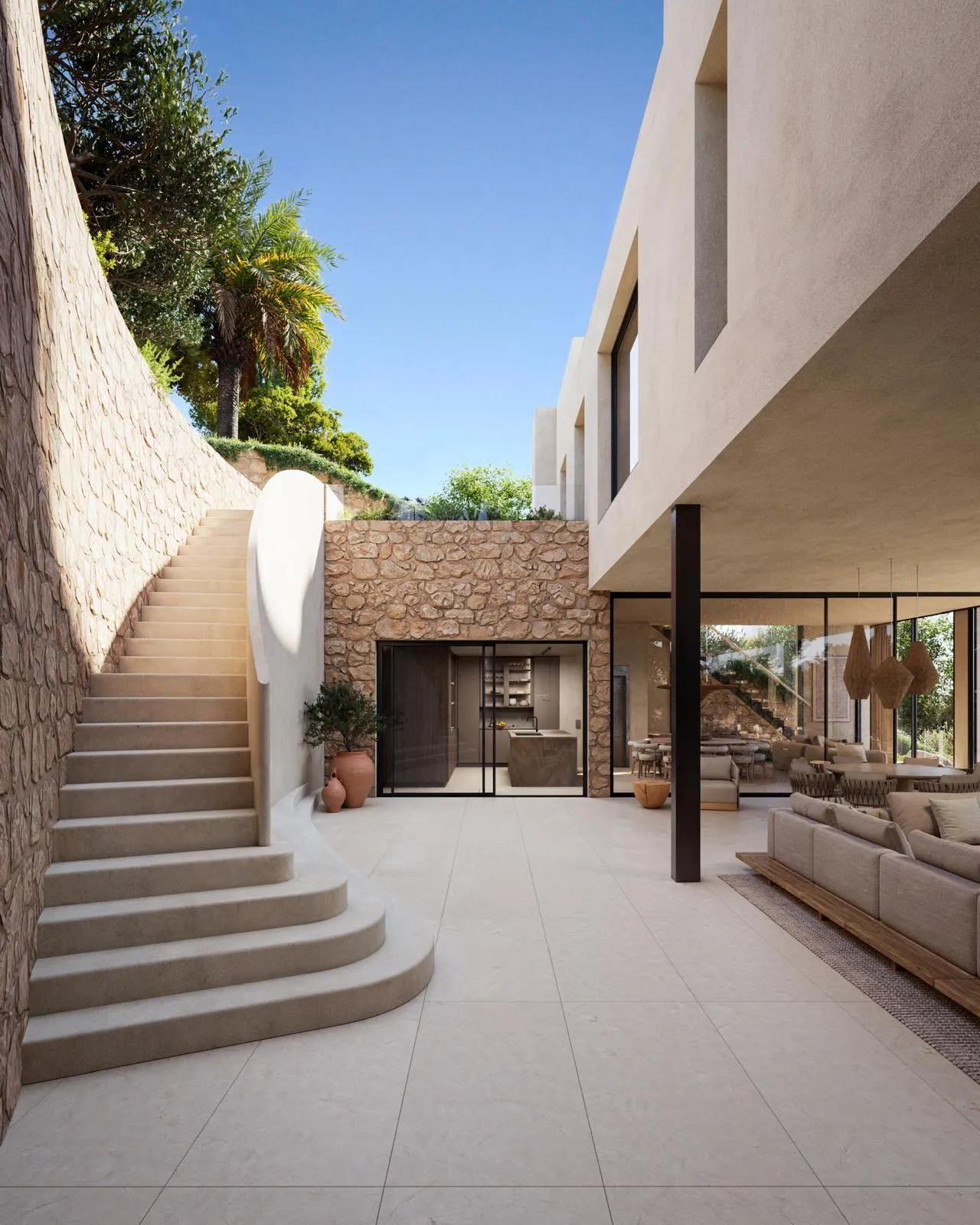living - Casa / villa de 1,100m² con 390m² terraza en venta en San José - gallery - 7