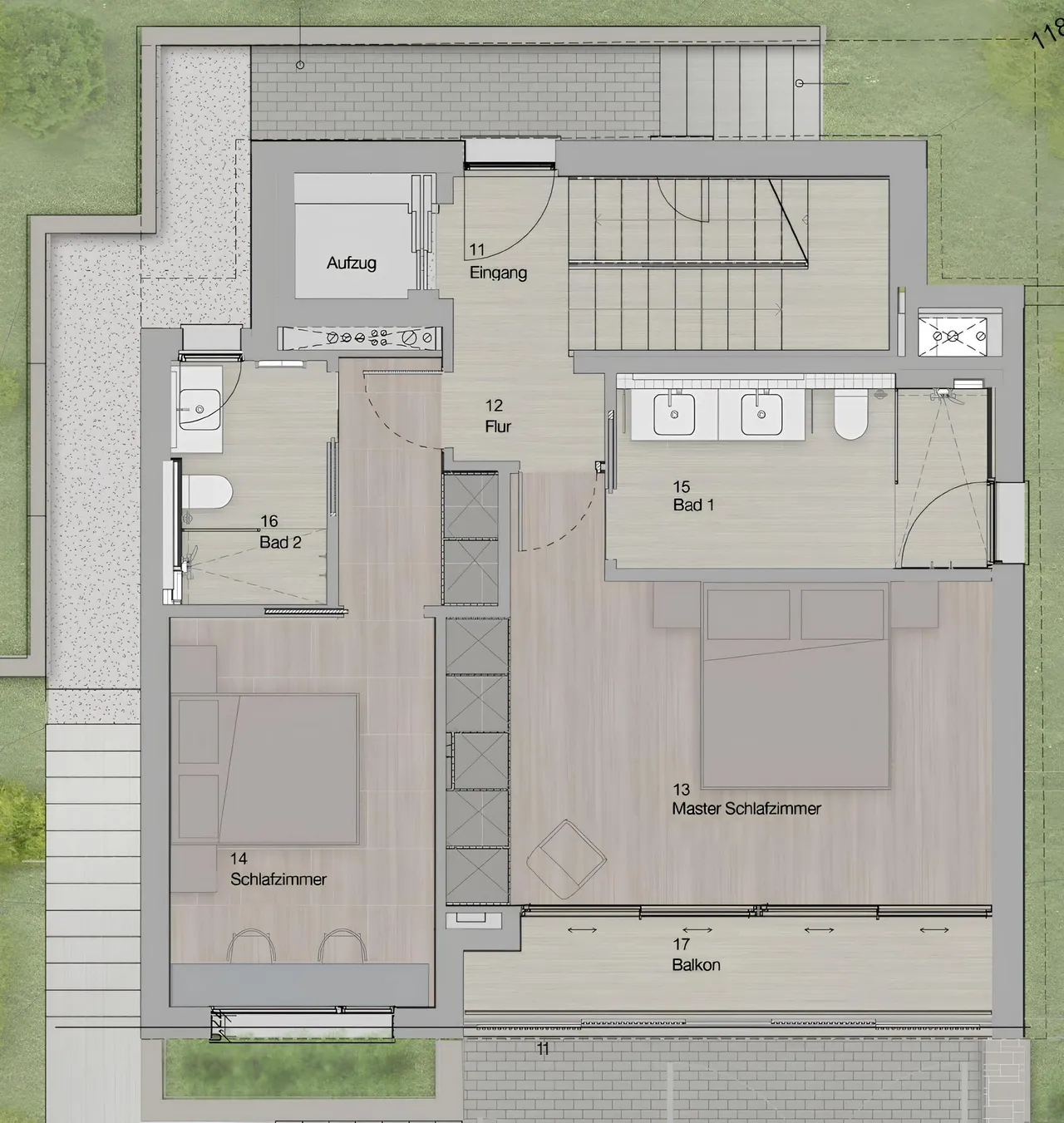 living - Casa / villa de 228m² en venta en Genova, Palma - Plano del piso - 3
