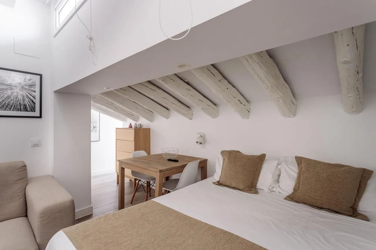 living - 35m² apartment for rent in Sol, Madrid - gallery - 4
