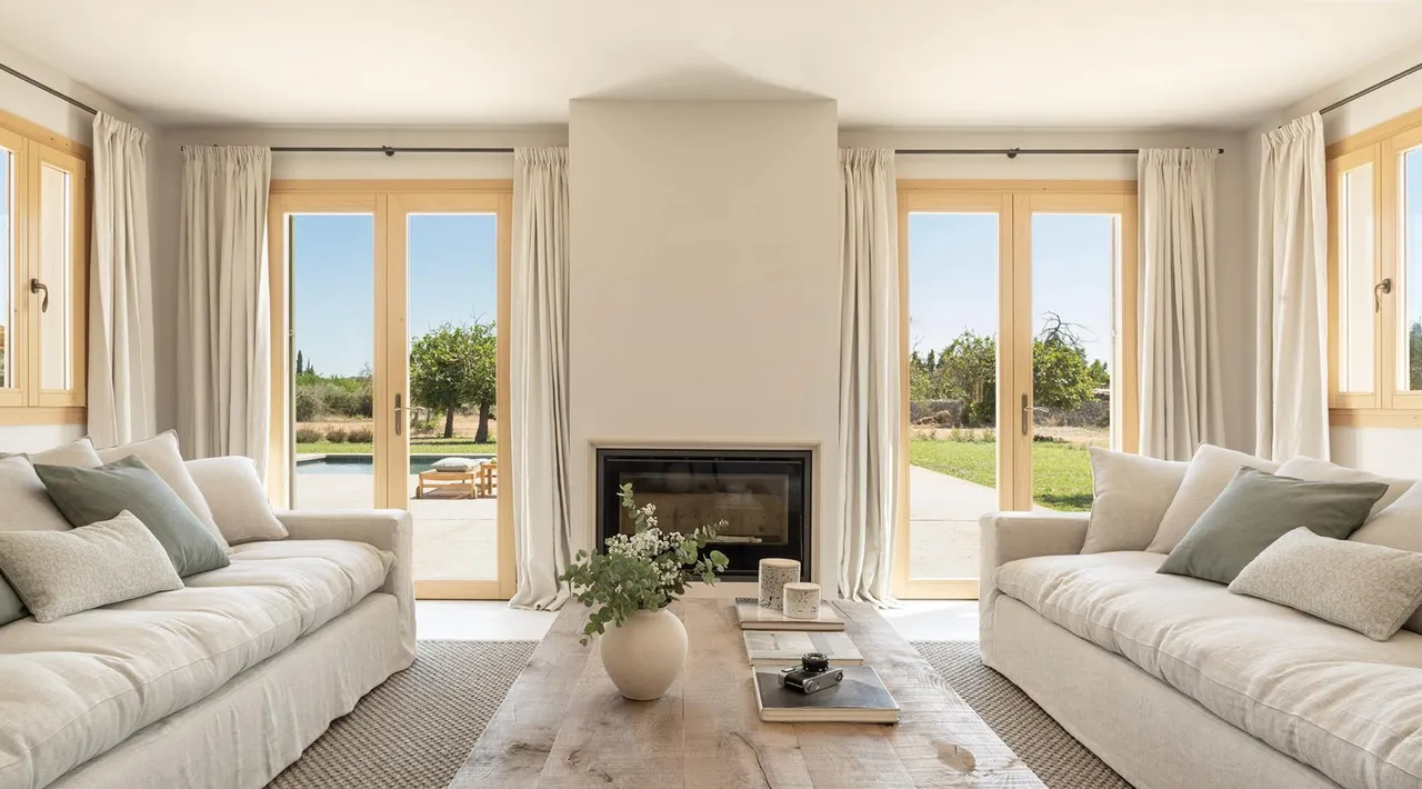 living - 368m² country house for sale in Pollensa, Balearic Islands - gallery - 4