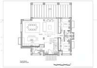 living - Casa / villa de 501m² con 155m² terraza en venta en Quinta - Plano del piso thumbnail - 3