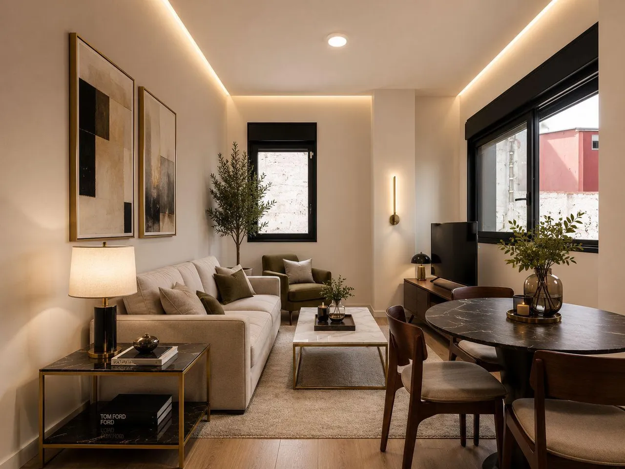 living - Piso de 90m² en venta en Hospitalet de Llobregat, Barcelona - gallery - 3