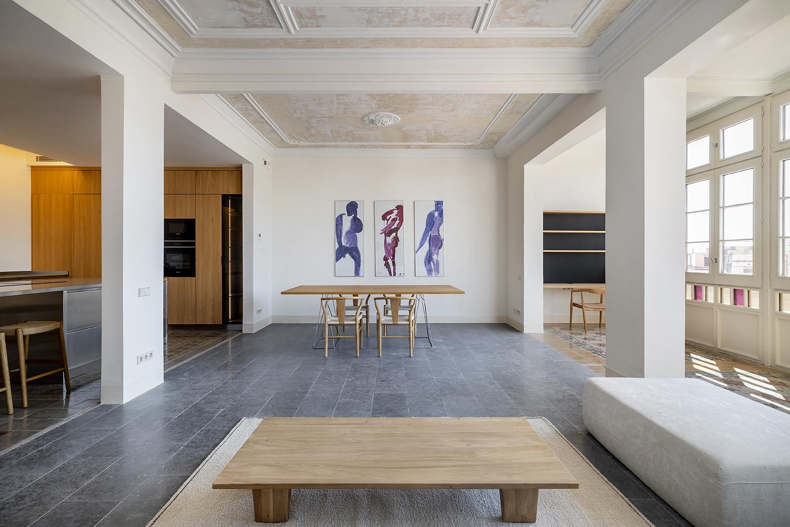 living - 184m² apartment with 12m² terrace for sale in Eixample Right - gallery thumbnail - 1