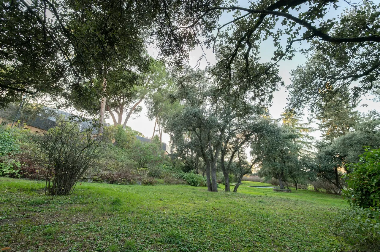 living - Parcela de 1,982m² en venta en La Moraleja Urbanización - Plano del piso - 1