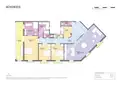 living - Piso de 183m² en venta en Eixample Derecho, Barcelona - Plano del piso thumbnail - 1
