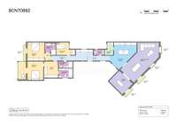 living - Piso de 189m² con 6m² terraza en venta en Eixample Derecho - Plano del piso thumbnail - 1