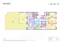living - Piso de 200m² con 100m² terraza en venta en Eixample Derecho - Plano del piso thumbnail - 1