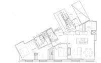 living - Piso de 158m² en venta en Palma de Mallorca, Islas Baleares - Plano del piso thumbnail - 1