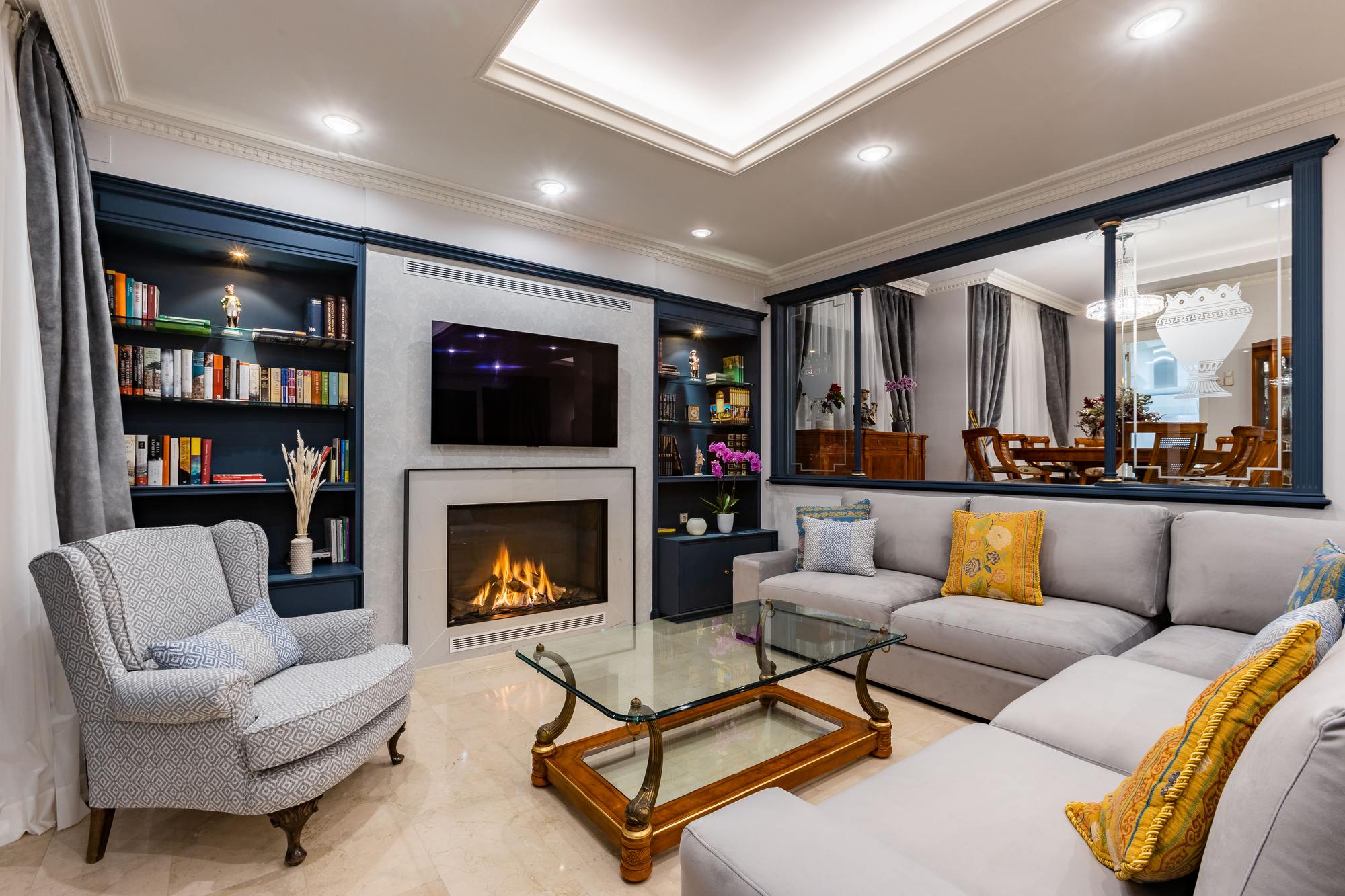 living - 600m² house / villa for rent in Alella, Barcelona - gallery thumbnail - 10