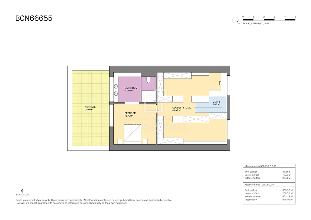living - Casa / villa de 334m² con 300m² de jardín en venta en Pedralbes - Plano del piso - 3