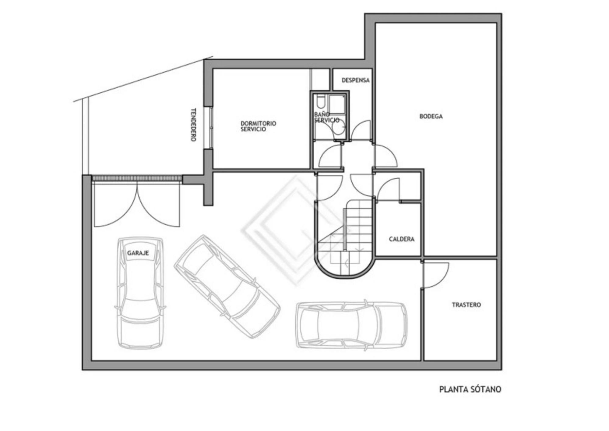 living - Casa / villa de 432m² con 70m² de jardín en venta en Hispanoamérica - Plano del piso thumbnail - 3