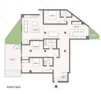 living - 560m² apartment with 300m² garden for sale in Conde de Orgaz and Piovera - Floor Plan thumbnail - 2