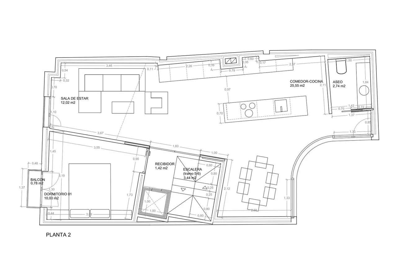 living - The Cañete Homes - Floor Plan - 2