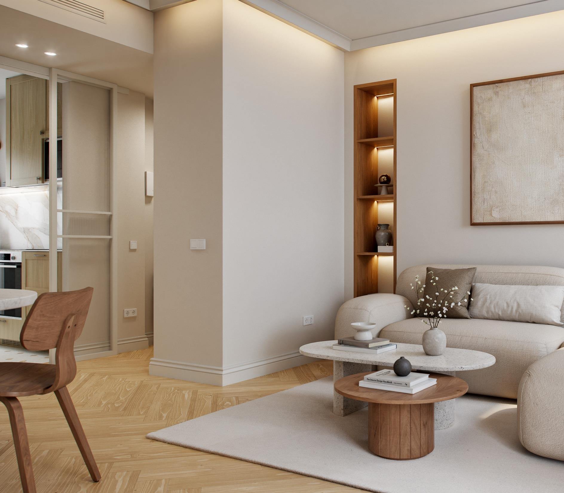 living - Piso de 97m² en venta en Goya, Madrid - gallery thumbnail - 8