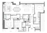 living - 154m² apartment for sale in Almagro, Madrid - Floor Plan thumbnail - 1
