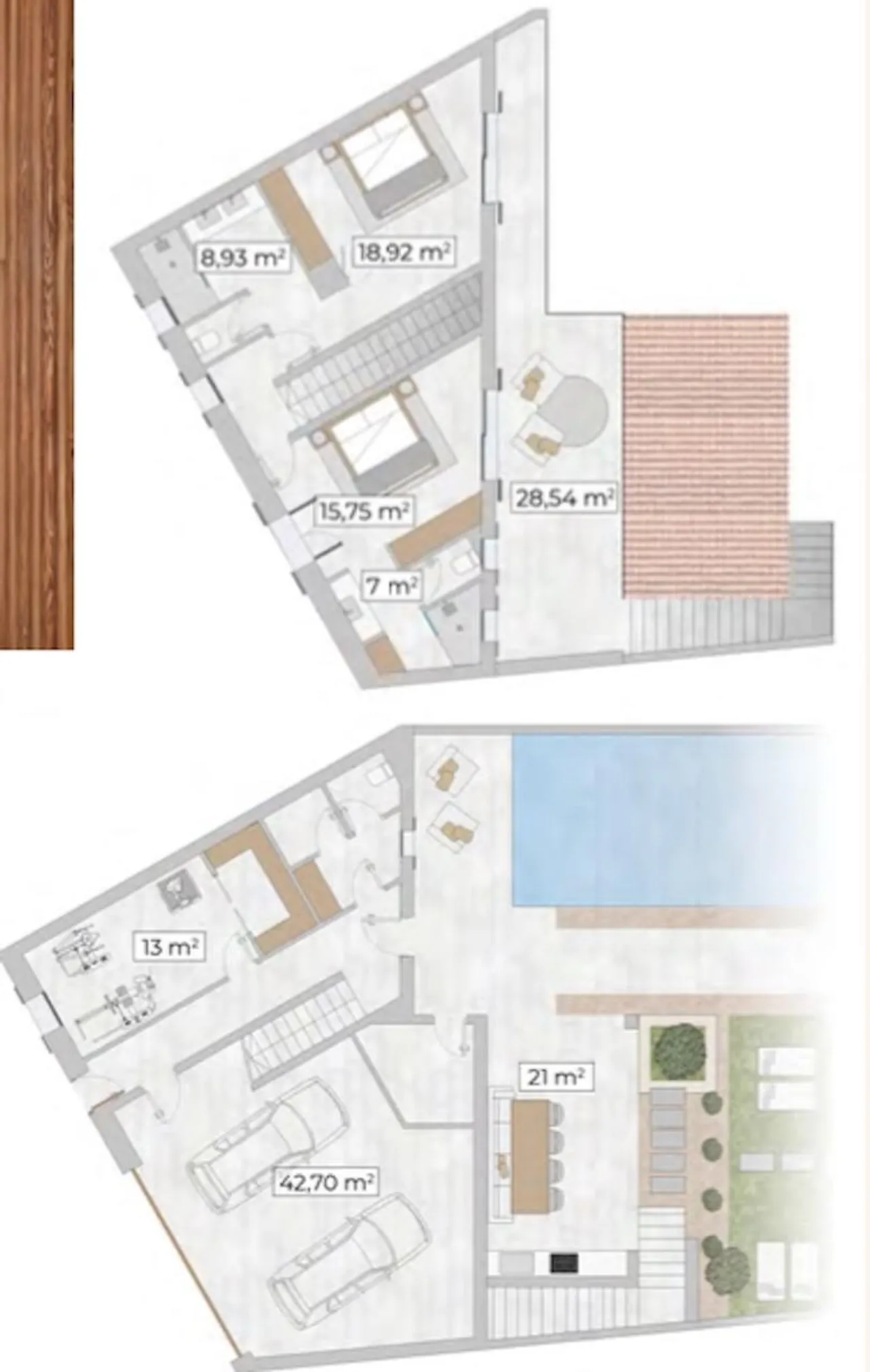 living - Casa / villa de 475m² en venta en Ses Salines - Plano del piso - 4