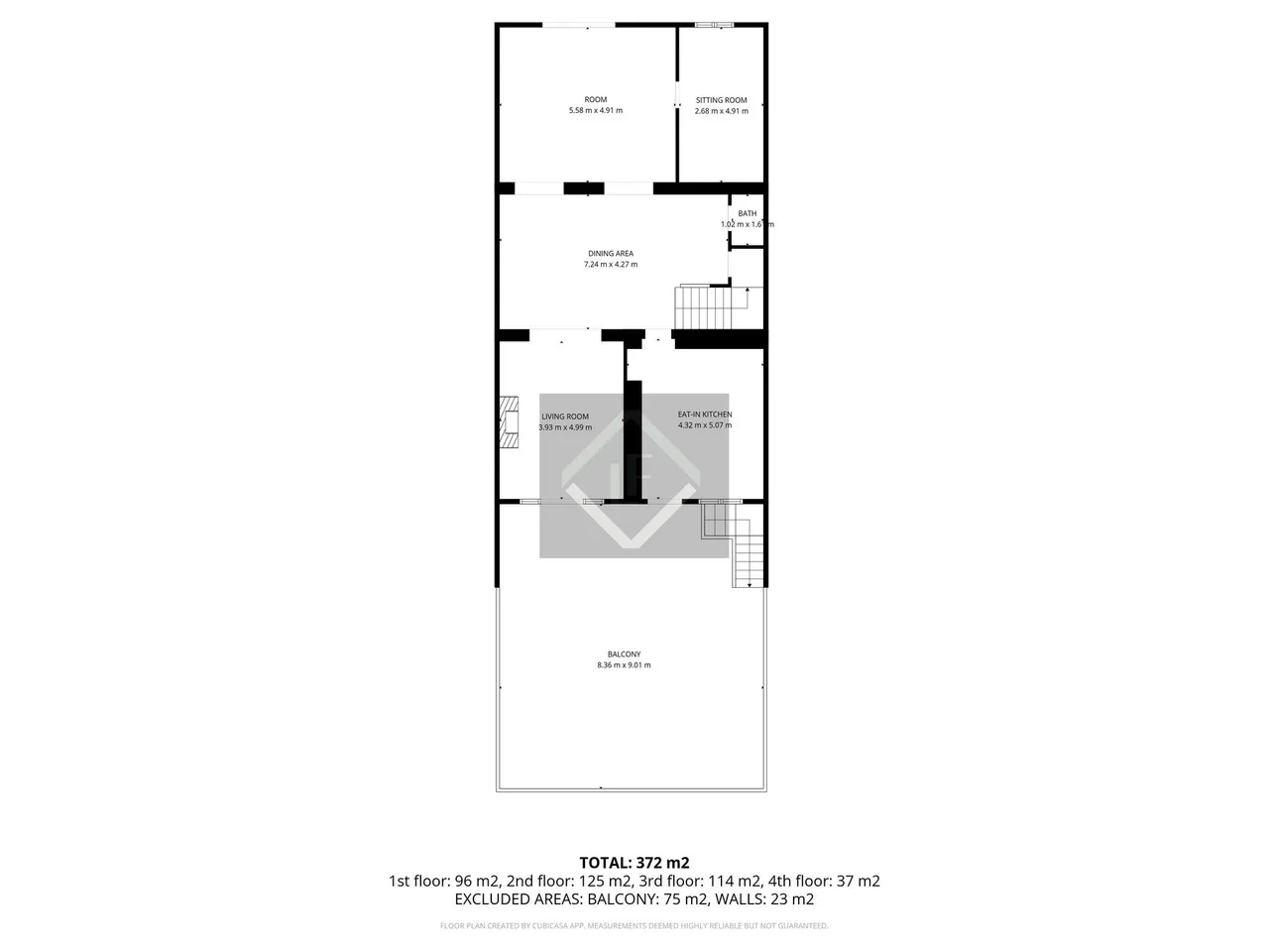 living - 500m² country house for sale in Selva, Balearic Islands - Floor Plan - 1