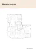 living - 76m² apartment for sale in Arganzuela, Madrid - Floor Plan thumbnail - 1
