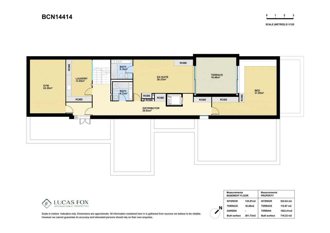 living - Casa de 728 m² en venta en Sant Gervasi - La Bonanova - Plano del piso - 5