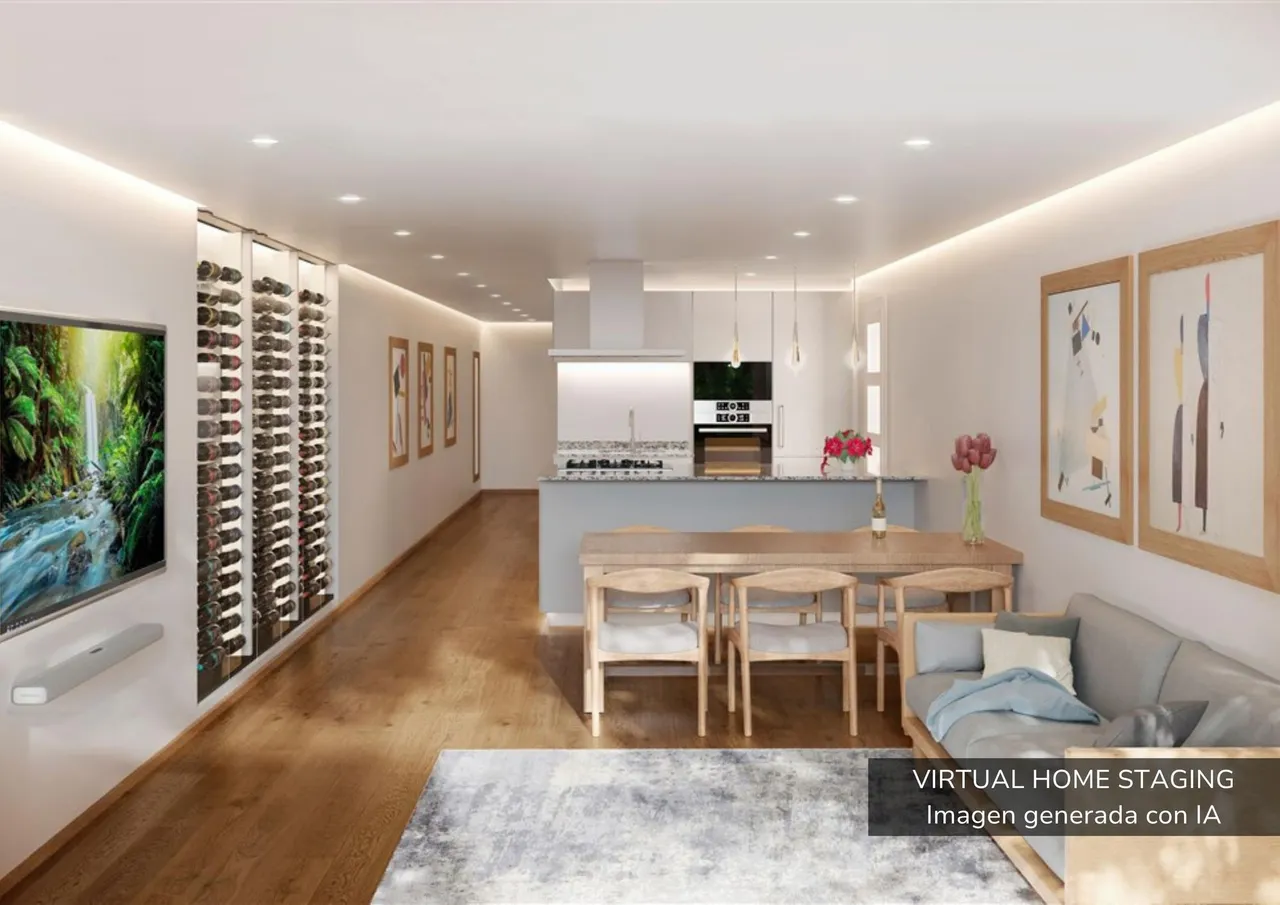living - Piso de 132m² con 10m² terraza en venta en Palma de Mallorca - gallery - 3
