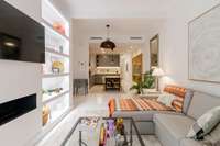 living - 104m² apartment for rent in Trafalgar, Madrid - gallery thumbnail - 2
