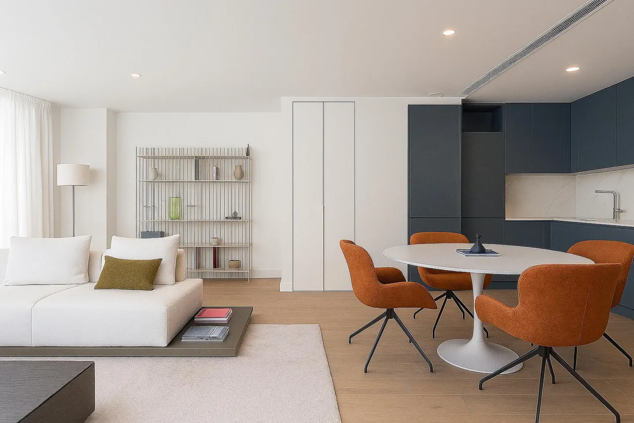 living - MarinaIbiza Residences Pisos, Ibiza ciudad, Islas Baleares - gallery - 3