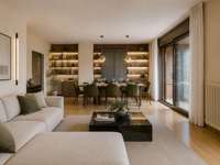 living - 144m² apartment with 18m² terrace for sale in Pedralbes - gallery thumbnail - 1