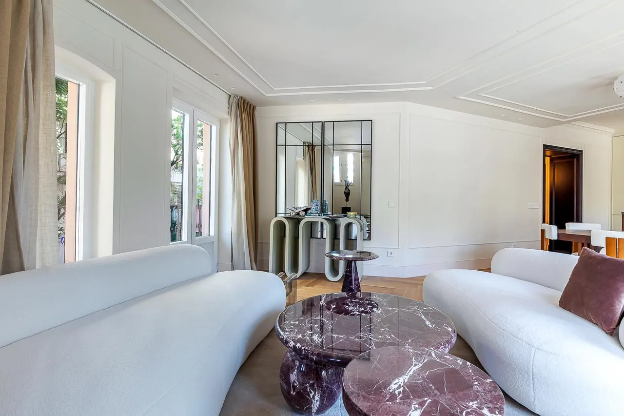 living - Piso de 182m² en venta en Goya, Madrid - gallery - 5