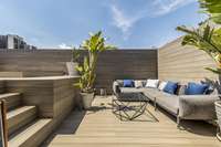 living - 240m² penthouse with 108m² terrace for sale in Les Corts - gallery thumbnail - 3