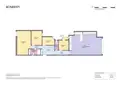 living - Piso de 124m² en venta en Sant Gervasi - Galvany, Barcelona - Plano del piso thumbnail - 1