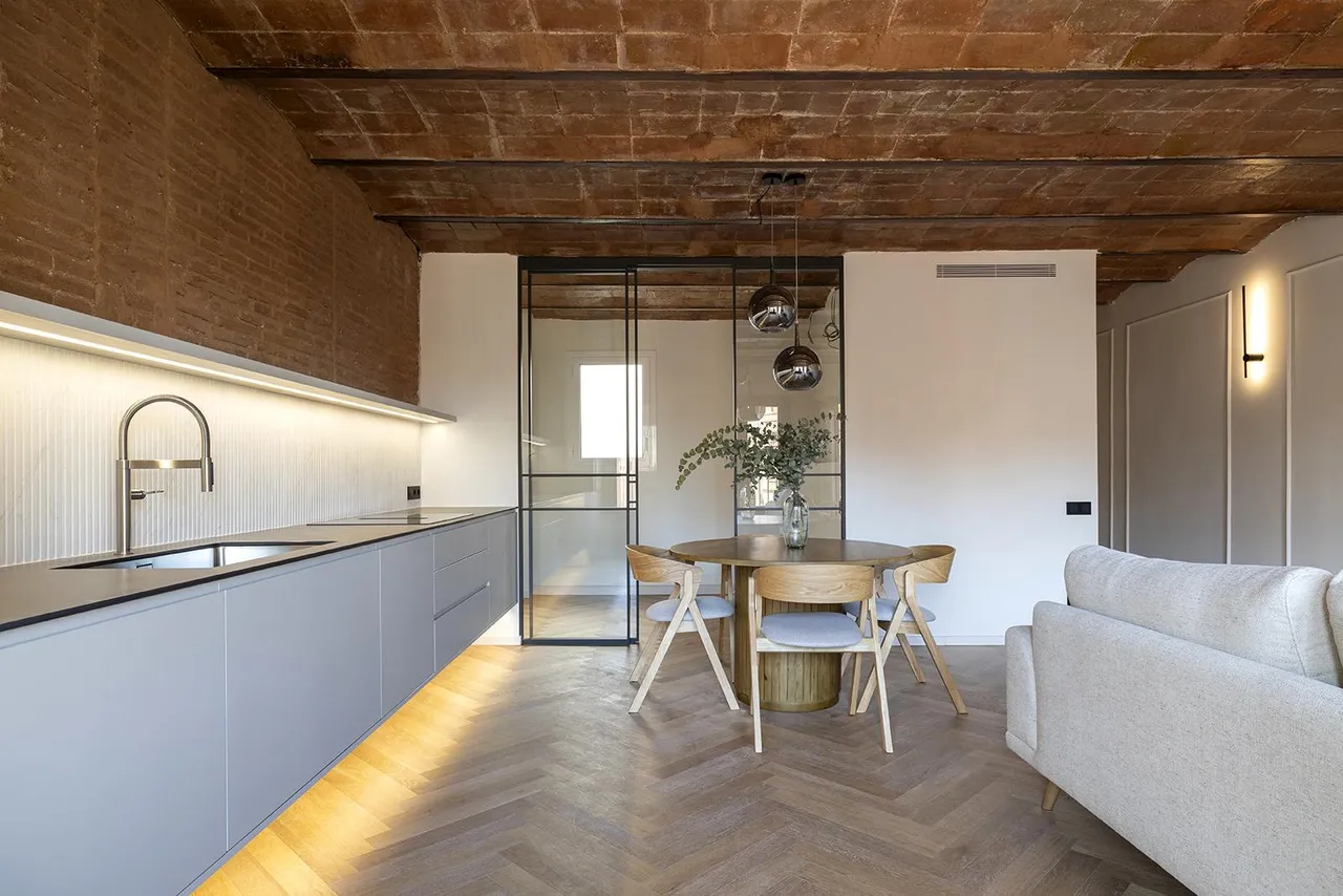 living - Piso de 104m² con 15m² terraza en venta en Eixample Derecho - gallery - 7